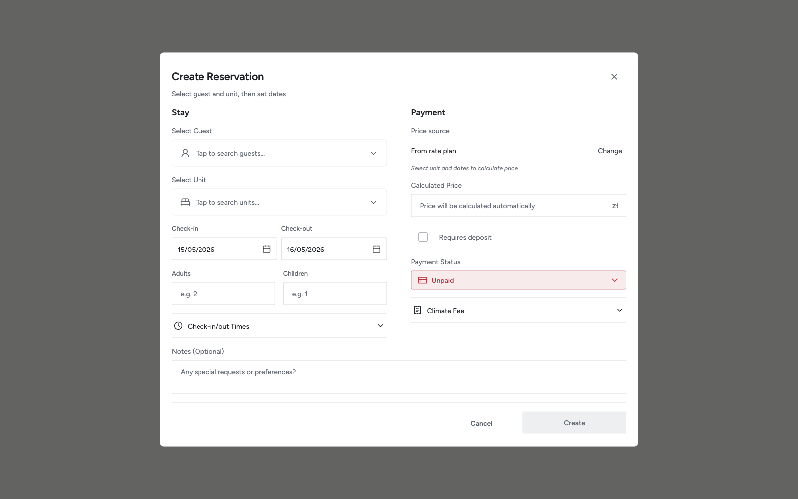 Direct bookings — Hospesly